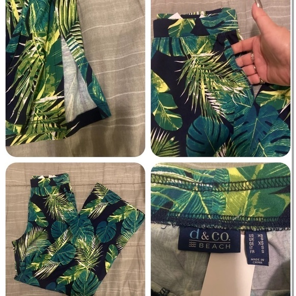 D & Co Beach, Gorgeous & Vibrant,Wide Leg, Pull-On w/Plenty of Stretch, XS - Picture 2 of 11